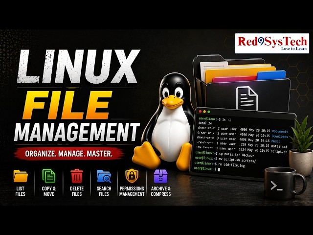 Linux File Management Commands Every DevOps Engineer Should Know (Part2 ) | Red9SysTech