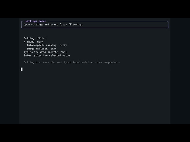 Siglyph is a dependency-light terminal UI library for Scala 3