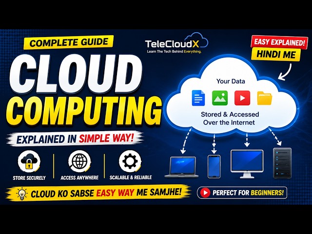 What is Cloud Computing? 🤯 | Simplest Explanation in Hindi (For Beginners)  #cloudcomputing #cloud