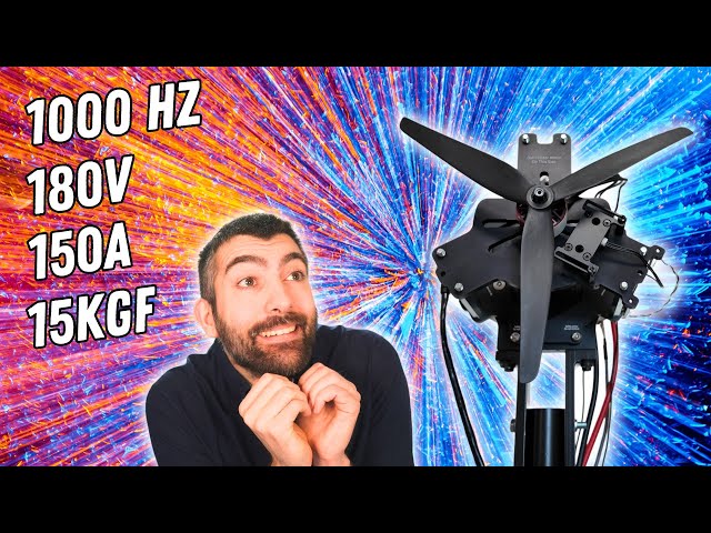 Testing 9" FPV motors with a brand NEW Thrust Test Stand!