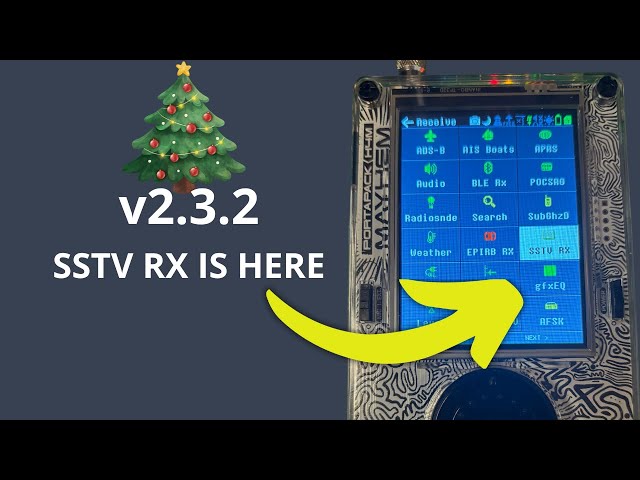 Receiving SSTV on HackRF with PortaPack (Real-Time Demo)