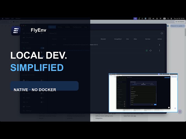 FlyEnv Feature Overview | Native Local Development Without Docker