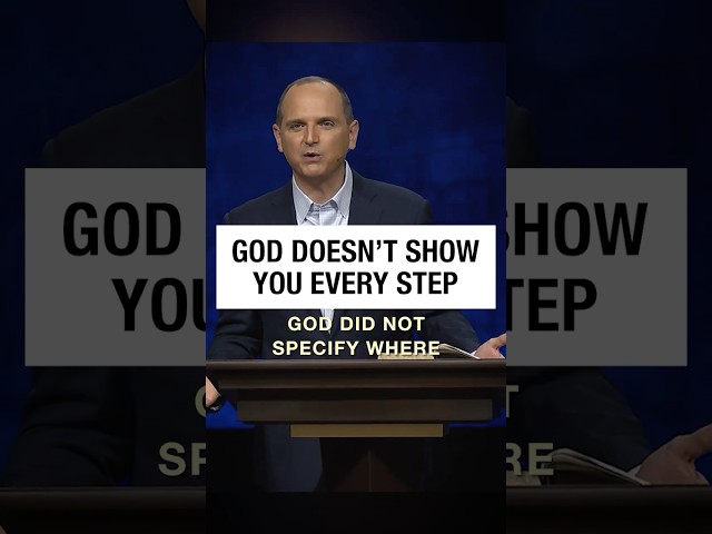 God Doesn't Show You Every Step