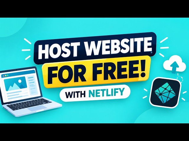 How to Host a Website for FREE Using Netlify | Free Website Hosting Tutorial