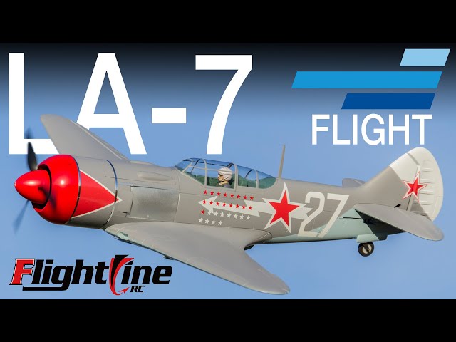 FlightLine La-7 1100mm RC Warbird - Motion RC Flight