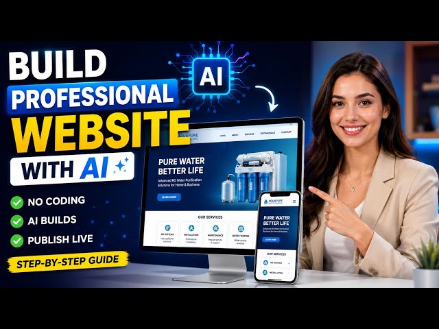 How to Build a Professional Website with AI (No Coding) 🚀