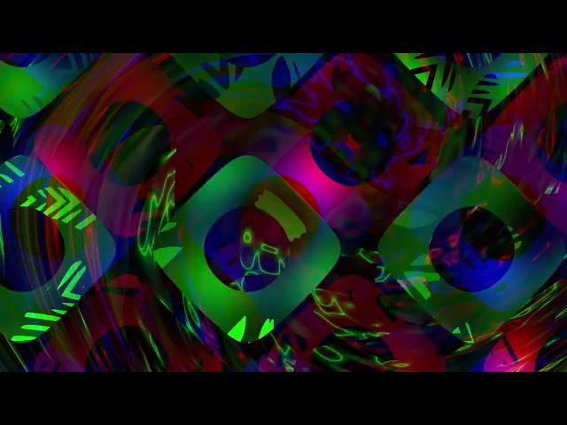 Abstract video synthesis loop 4K 60fps 300secs A8ML 016