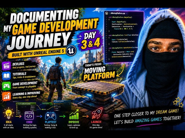 my game development journey with Unreal Engine! Sharing develops // day3&4..