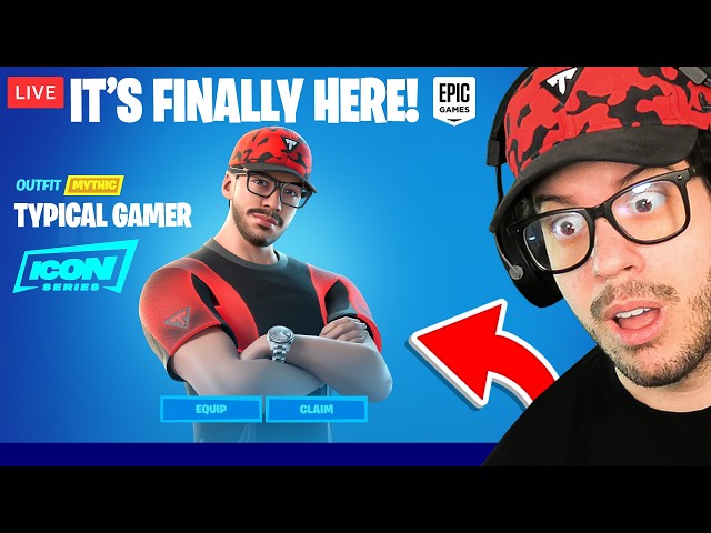 🔴 LIVE! - I GET MY ICON SKIN TODAY in FORTNITE!