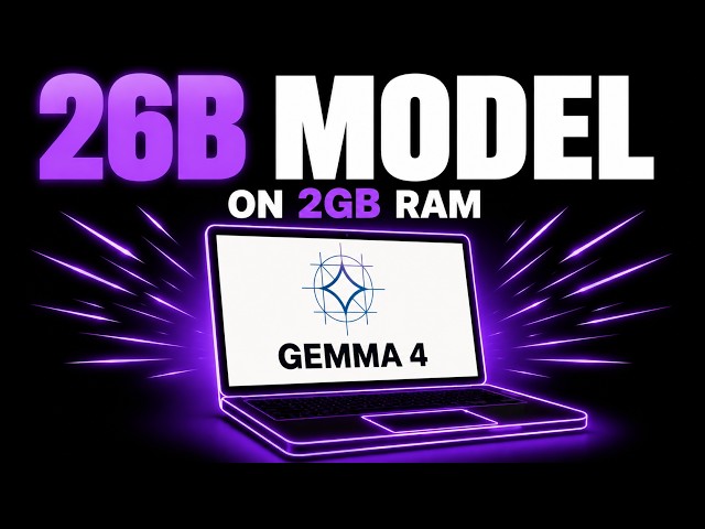 26 Billion Parameters. 2 GB of RAM