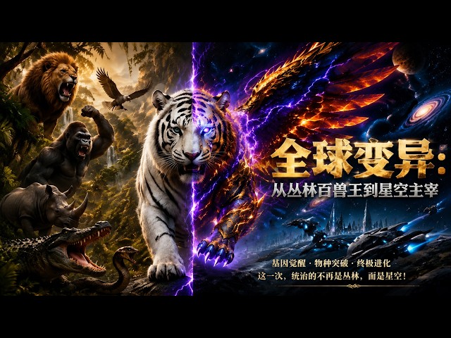 MULTISUB📢新番上线《全球变异：从丛林百兽王到星空主宰》#anime #最新漫剧 #一口气看完 #动漫 #漫剧合集 #AI漫剧 #破晓动漫社