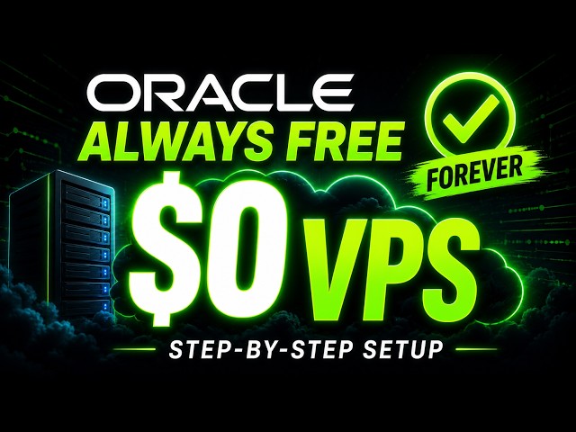 $0 VPS for Life: Oracle Cloud Free Tier Step-by-Step (4 vCPU, 24GB RAM)