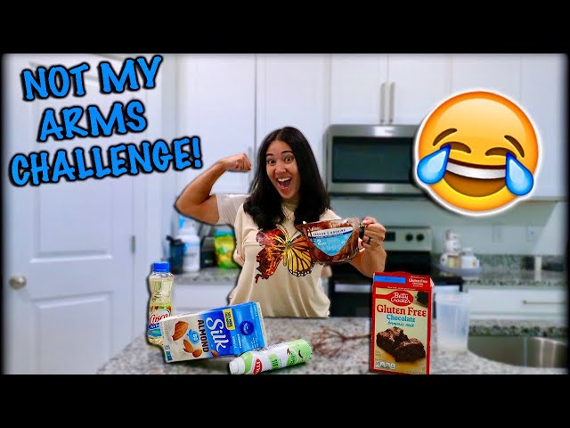 NOT MY ARMS COOKING CHALLENGE!! *GONE WRONG*