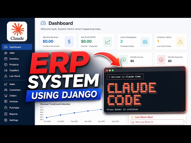 Build a Django ERP System with Claude Code CLI (Step-by-Step)