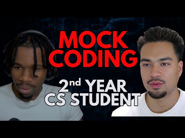 Mock Coding Interview with a 2nd-Year CS Student (ft. @pkodes1)