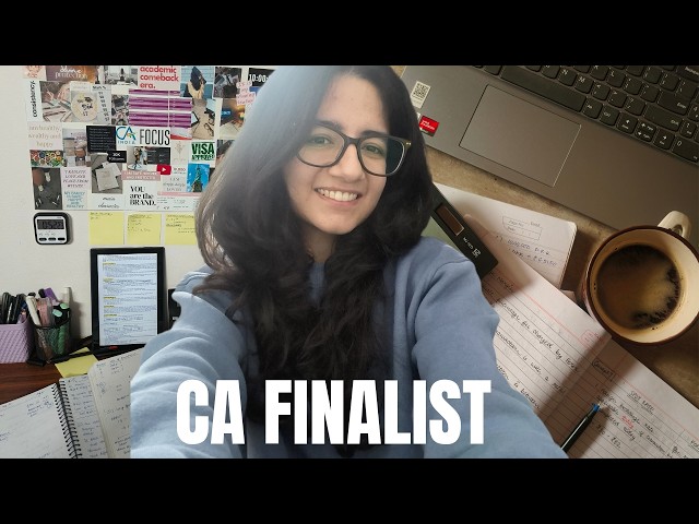 study vlog 💌 | CA Final | a week in the life of a CA finalist 📚