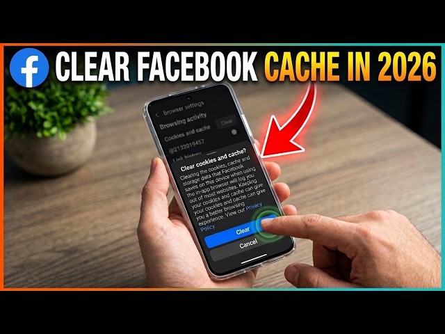 Clear Facebook Cache in 2026 — Make Facebook Faster!