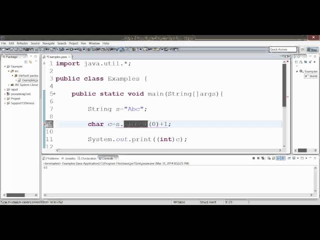 Performing Math Operations on Char Type Variables in Java