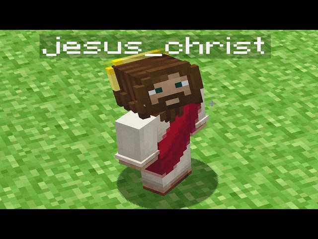 jesus christ joined my minecraft server