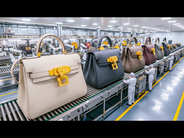 Inside a Luxury Bag Factory: How Leather Becomes Designer Handbags (Full Process)