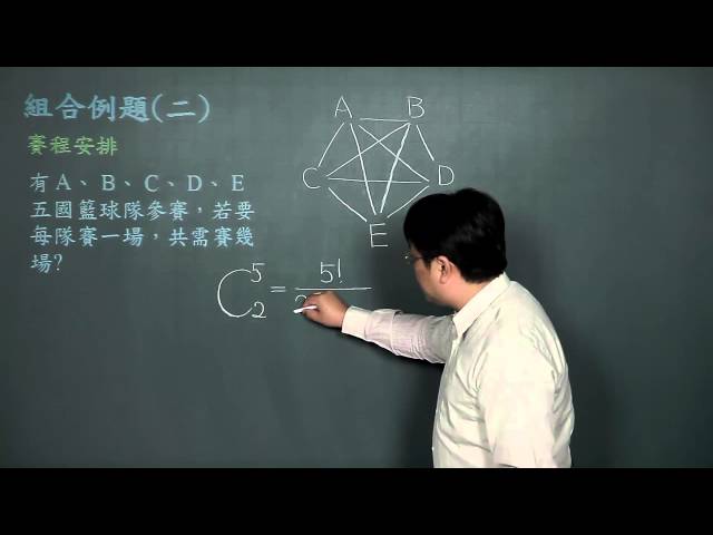 管理數學19-機率-組合