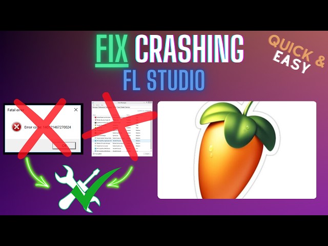 FL Studio Keeps Crashing? Fix Freezing & Black Screen (2026)