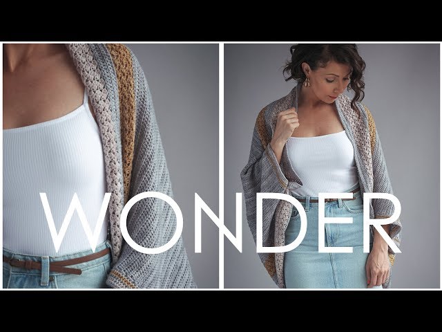Wonder Cardigan - Easy Crochet Sweater Pattern for Beginners