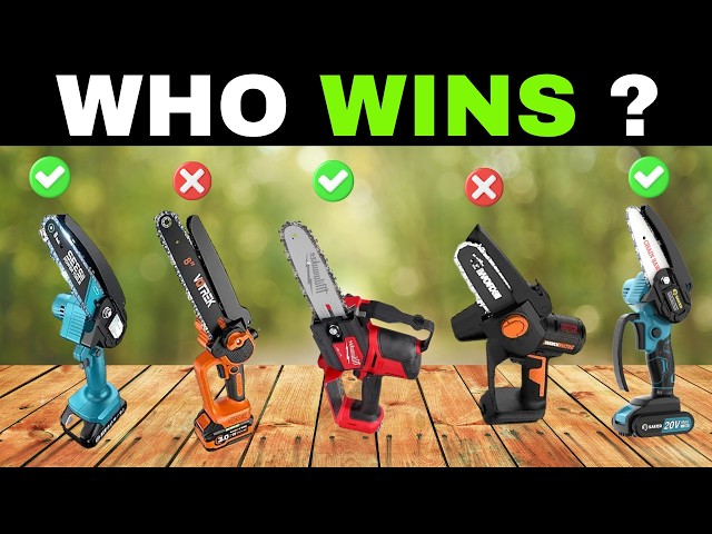 ✅ 7 Best Cordless Mini Chainsaws [2026] 🪚  Small Electric Compact Chainsaws on Amazon