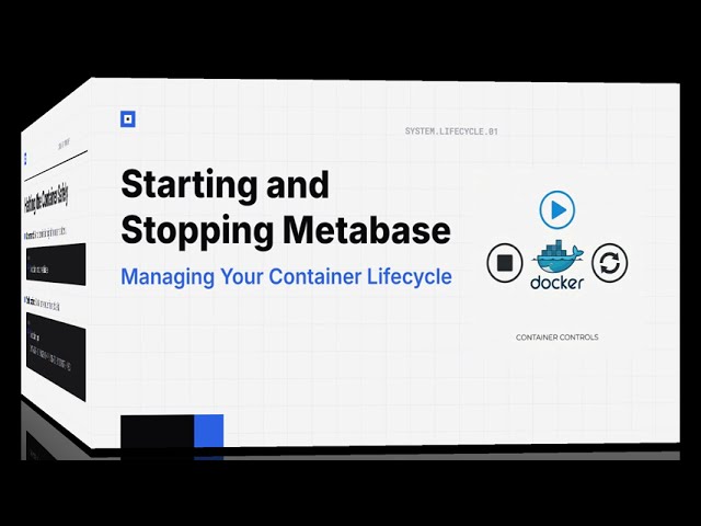 Starting and Stopping Metabase in Docker (Container Management)
