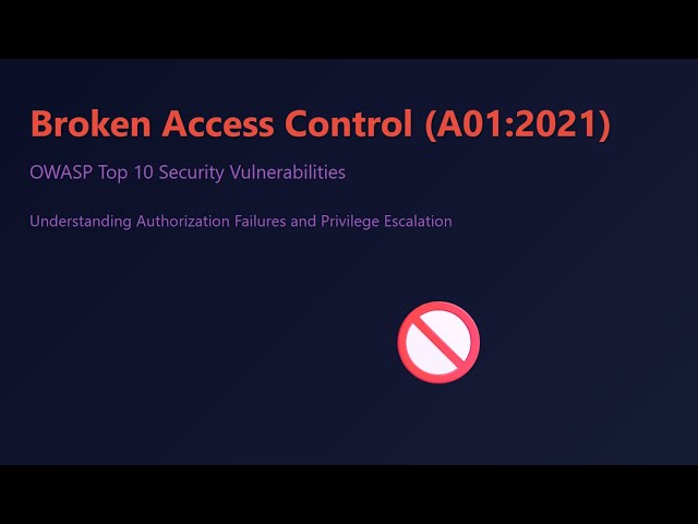 🚫 A01: Broken Access Control  OWASP Top 10 2021  SAST Explained with Real-World Examples #devsecops