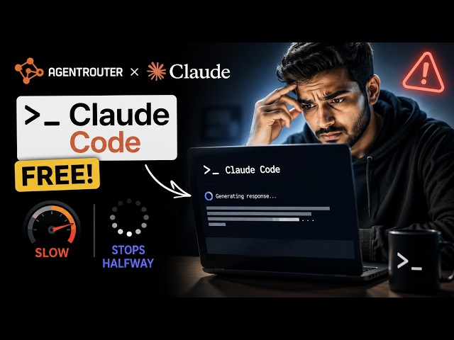 Claude Code FREE but SLOW? | Agent Router Problem