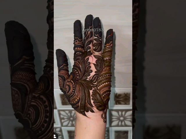 doha mehandi design ideas 🌷🌿💡 #shorts #youtubeshorts #artist0783 #viral