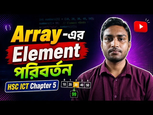 Changing Array Elements | HSC ICT Chapter 5