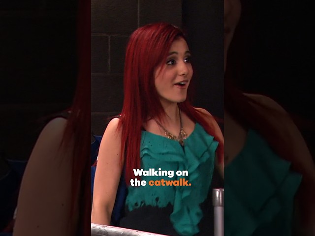 Cat: "walking on the catwalk" 😹💃 | Victorious #Shorts