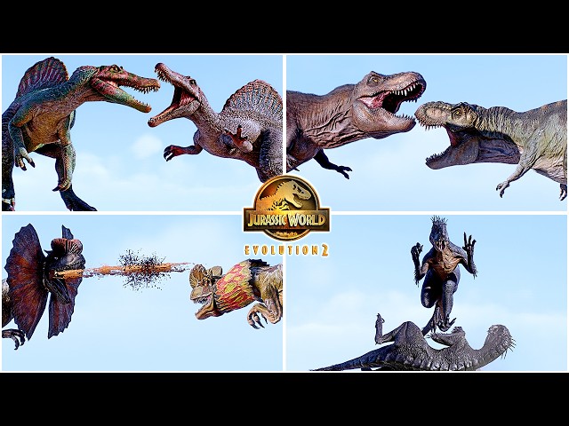 All Dinosaurs VS Their Own Species - Jurassic World Evolution 2