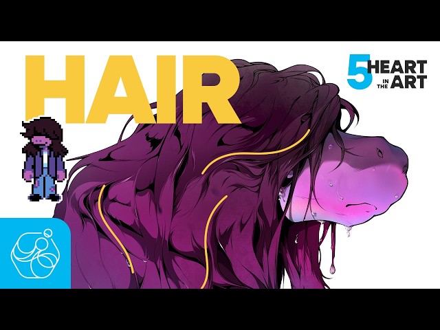 How to Draw Hair with Movement | Anime Drawing Tutorial for Beginners