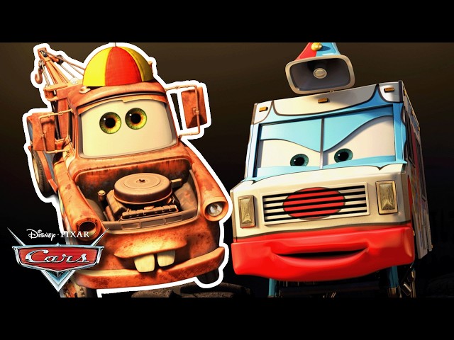 Mater vs. Monster Truck Wrestler?! 🤼💥 | Pixar Cars Tales From Radiator Springs | @disneyjr