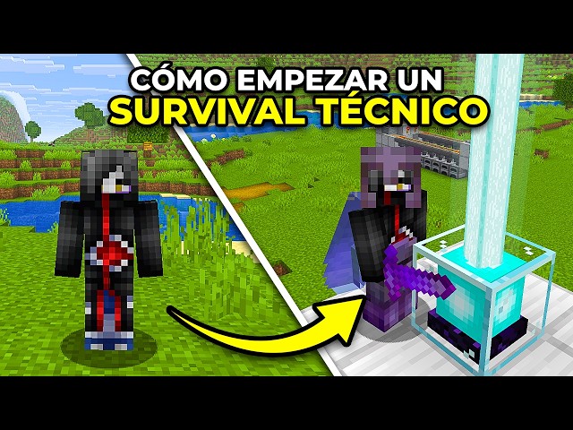 How to Start a Technical Survival World in Minecraft Java