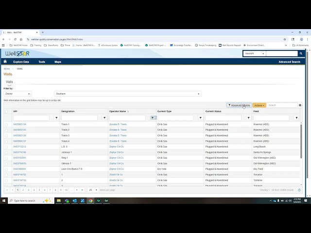 How to sort data by operator
