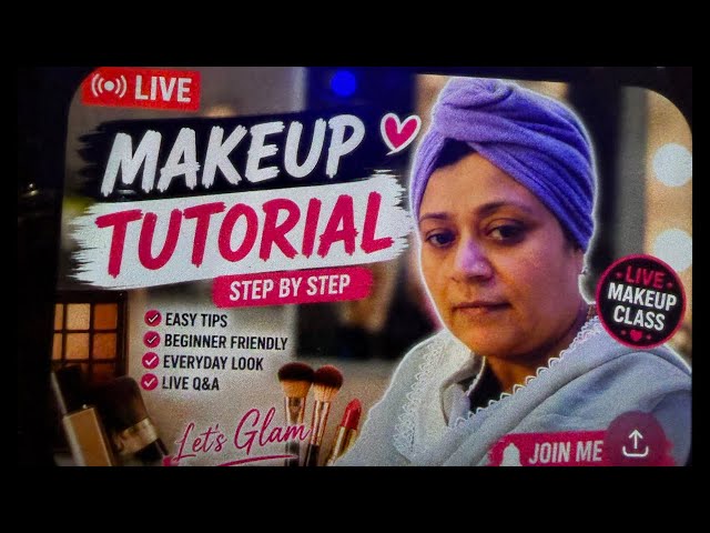 Makeup LIVE | Step-by-Step Beginner TutorialQuick & Easy Makeup Tutorial | LIVE with MeLive Makeup