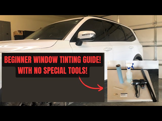 How To Tint Car Windows For Beginners With No Special Tools! - Tutorial From A Real Beginner!