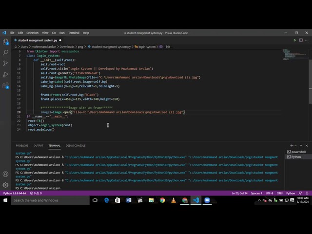 How to create login system in python (part-1)