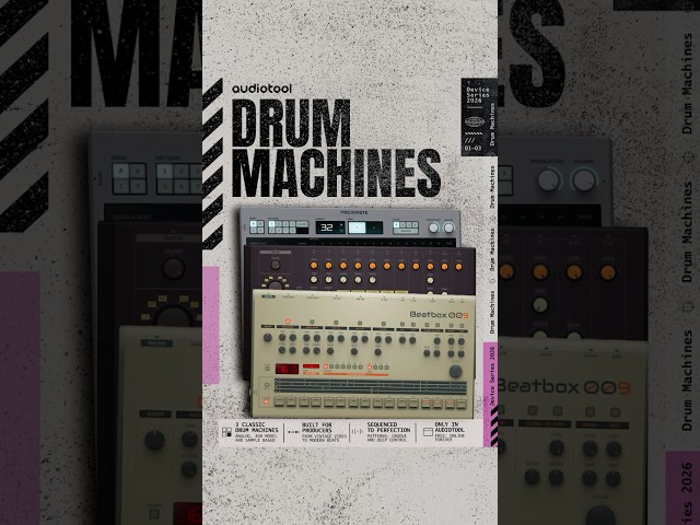 Audiotool | New Designs | DRUM MACHINES