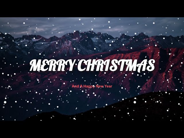 HTML & CSS Snowfall Animation | Christmas Themed Landing Page