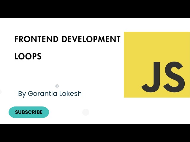 JavaScript Tutorial for Beginners #8: Loops Statements in JavaScript #loop #javascript