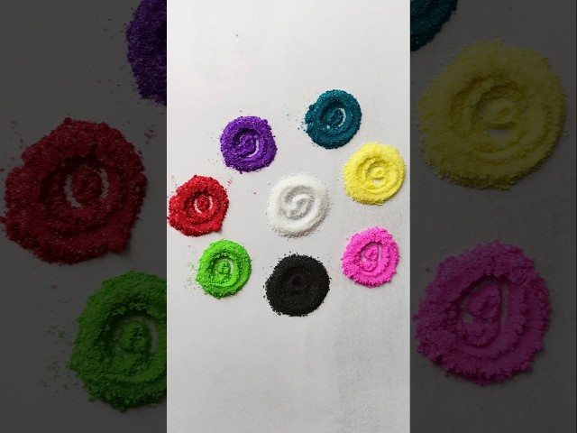 🎨 Easy Rangoli Art 🌸 Part-108 #Shorts #Rangoli