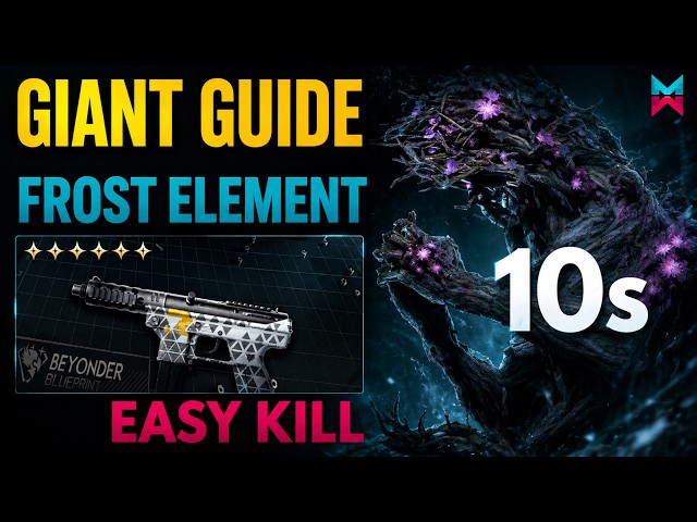 ❄️Best TEC-9 Build for Giant: 10 Second Kill! FP9 Additional Rules | Once Human Forsaken Giant Guide
