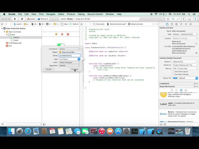 swift تعلم xcode 6 سويفت   درس استخدام الاداه switch