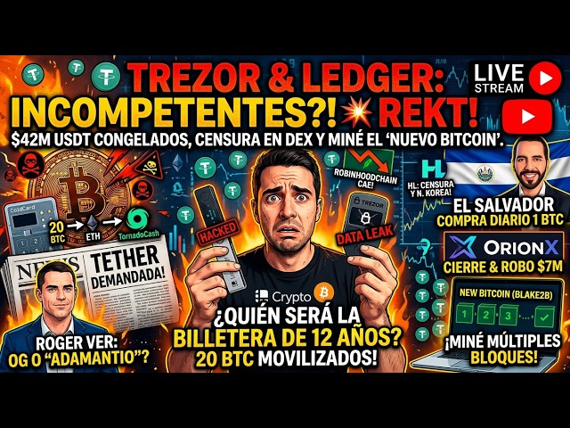🚨 CRYPTO REKT: Hackers LAVAN BTC en HYPERLIQUID Y THORCHAIN, Trezor EXPONE A SUS USUARIOS🚨