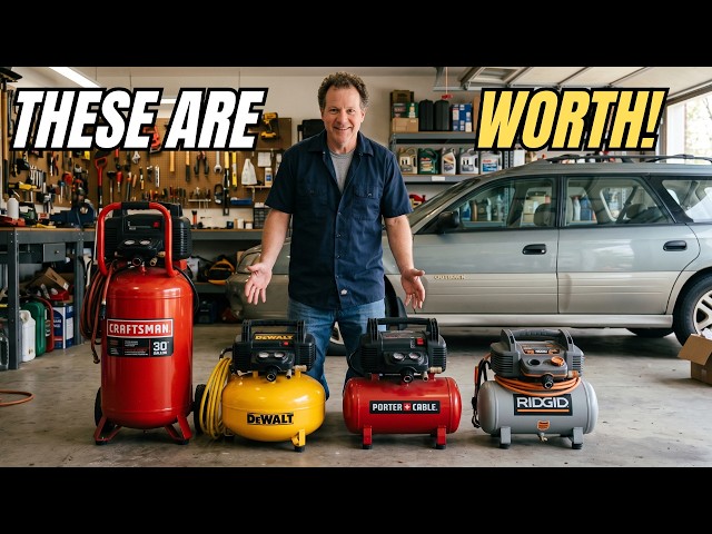 7 Best Air Compressors for Home Garage 2026 (Quiet & Powerful!)